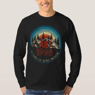 24 Jahre alt Geburtstag Juli 1998 T-Shirt