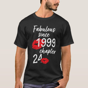 24 Jahre alt und herrlicher Geburtstag seit 1999 T-Shirt