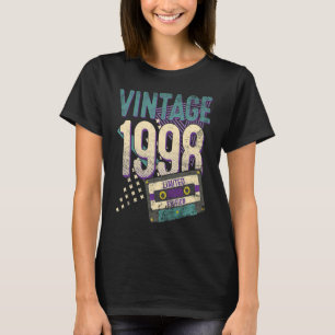 24 Jahre alt Vintage 1998 24. Geburtstag T-Shirt
