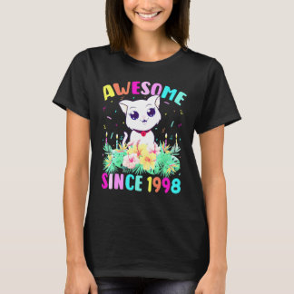 24 Jahre alte Mädchen Katzenliebhaberin Großartig T-Shirt