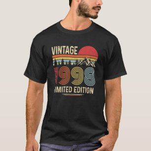24 Jahre Vintag 1998 24. Geburtstag T-Shirt