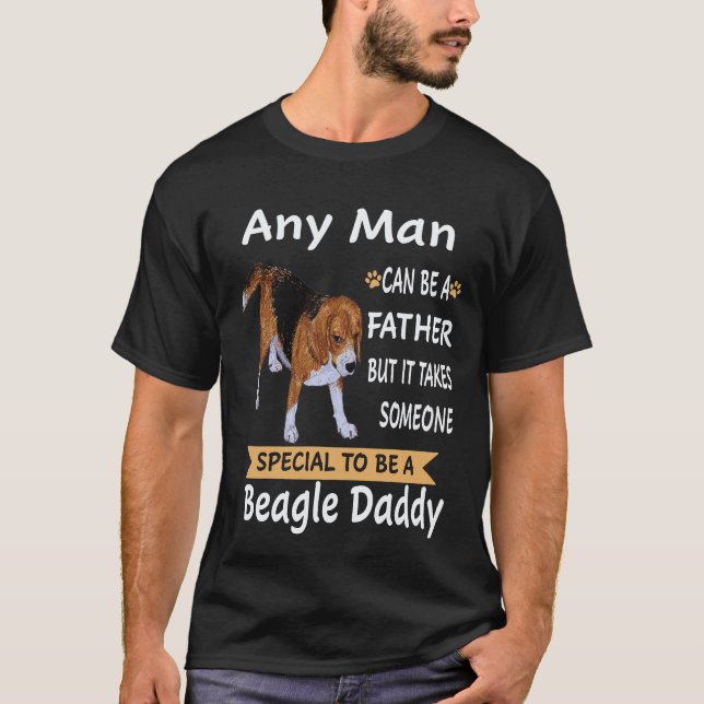 24 Jeder Mann - Beagle Daddy Beagle T-Shirt (Vorderseite)
