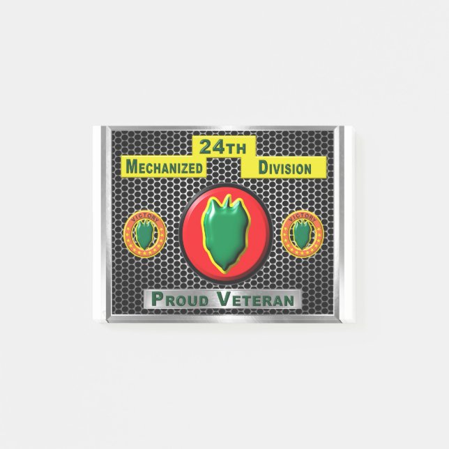 24. Mechanisierte Infanterieabteilung Post-it Klebezettel (Vorderseite)