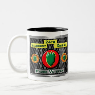 24. Mechanisierte Infanterieabteilung Zweifarbige Tasse