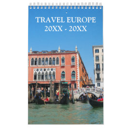 24 Monate Reisen Europa Kalender