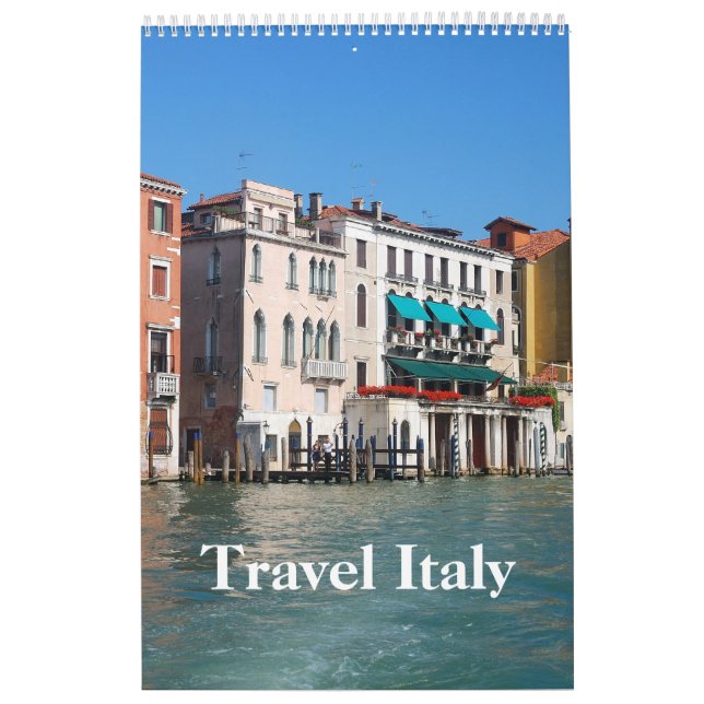 24 Monate Reisen Italien Custom Printed Calendar Kalender (Titelbild)