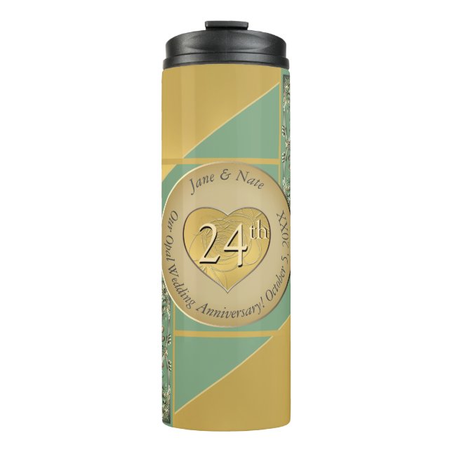 24. Opal Anniversary Thermal Tumbler Thermosbecher (Vorderseite)