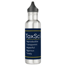 24 Oz Water Bottle-ToxSci Journal Edelstahlflasche