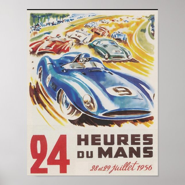 24 Stunden Le Mans Race Poster (Vorne)
