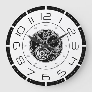 24-STUNDEN-STEMPEL GROßE WANDUHR