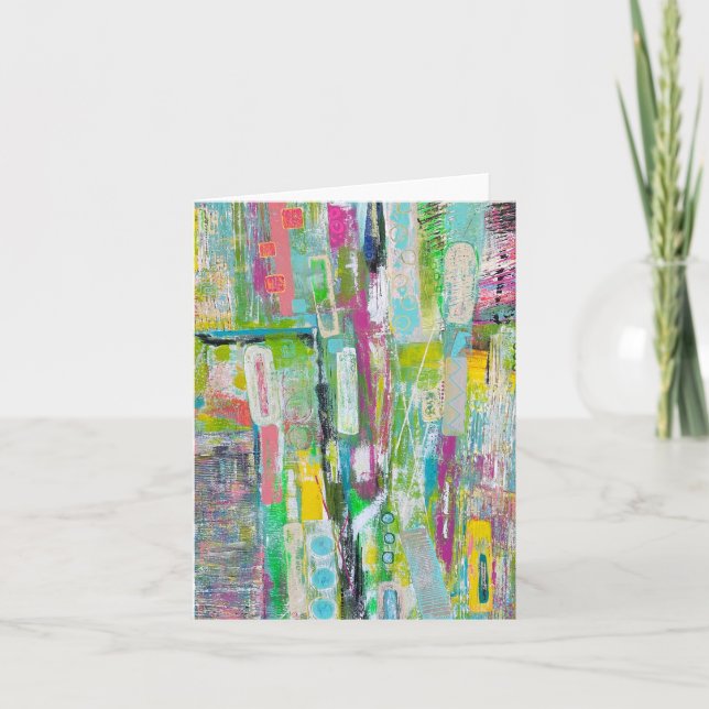 24. und Main Blank Note Card Karte (Vorderseite)