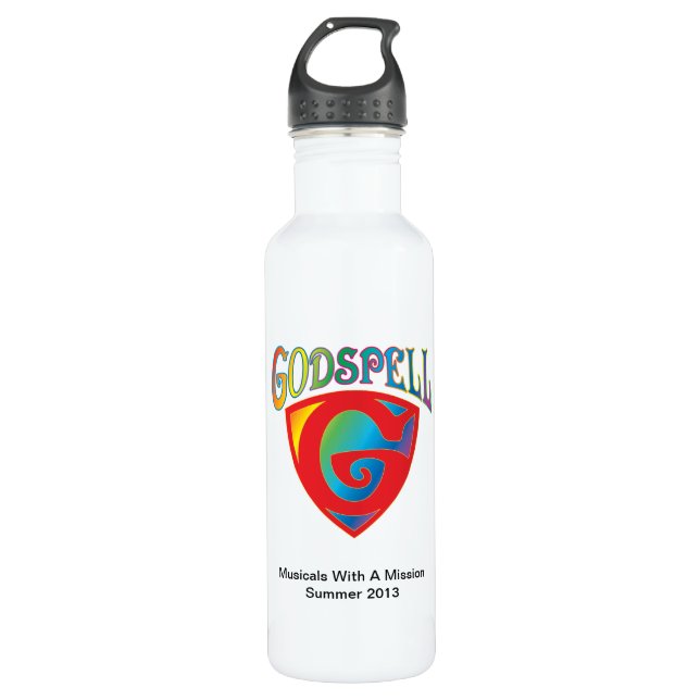 24 Unze Godspell Edelstahlflasche (Vorderseite)