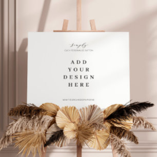 24 "x18" Sitzplan Willkommensschild Drucken Poster