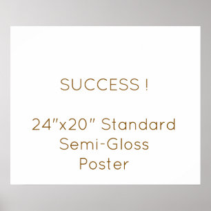 24"x20" Standardposter halbmatt Poster