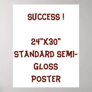 24"x30" Standardposter, halbmatt Poster