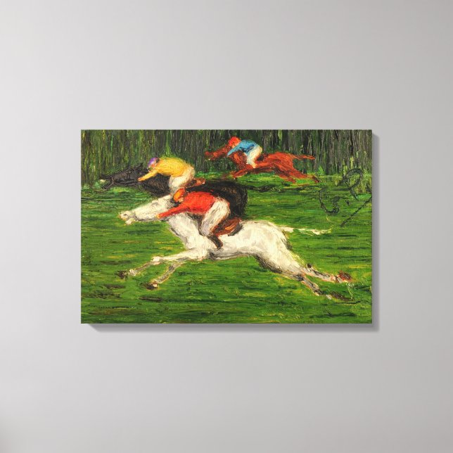 24" x 16" GP di galoppo Leinwanddruck (Vorderseite)