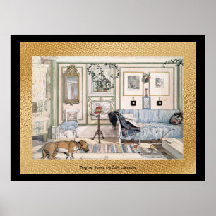 24 x 18 Schwarz und Gold Poster