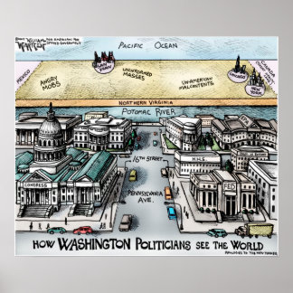 24" x 20", Poster - View aus Washington, D.C.