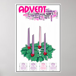 24" x 36" Advent Poster