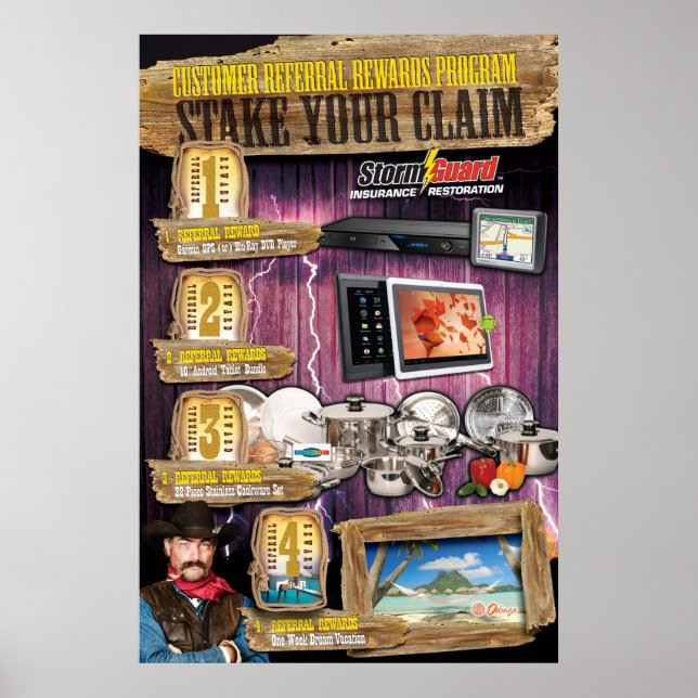 24 x 36 Prämien für die Antragsbearbeitung Poster (Vorne)