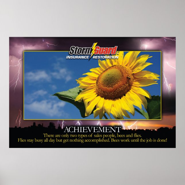 24 x 36" Sturmwächter "Leistung" Poster (Vorne)