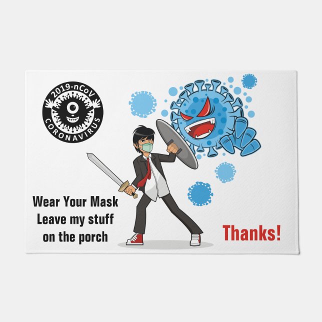 24 Zoll x 36 Zoll Fußmatte (Vorderseite)