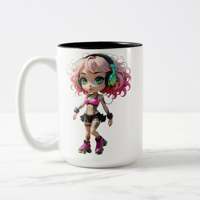 24A Dollz von: Svace - Serie 01 Zweifarbige Tasse (Links)