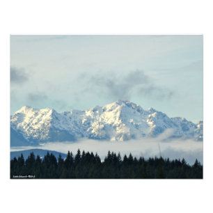 24X18 die olympischen Berge Fotodruck