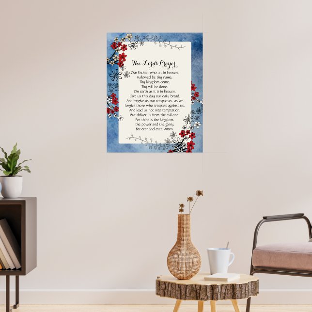 24x30 Das Lord's Prayer Poster drucken (Wohnzimmer 3)