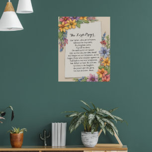 24x30 Das Lord's Prayer Poster drucken