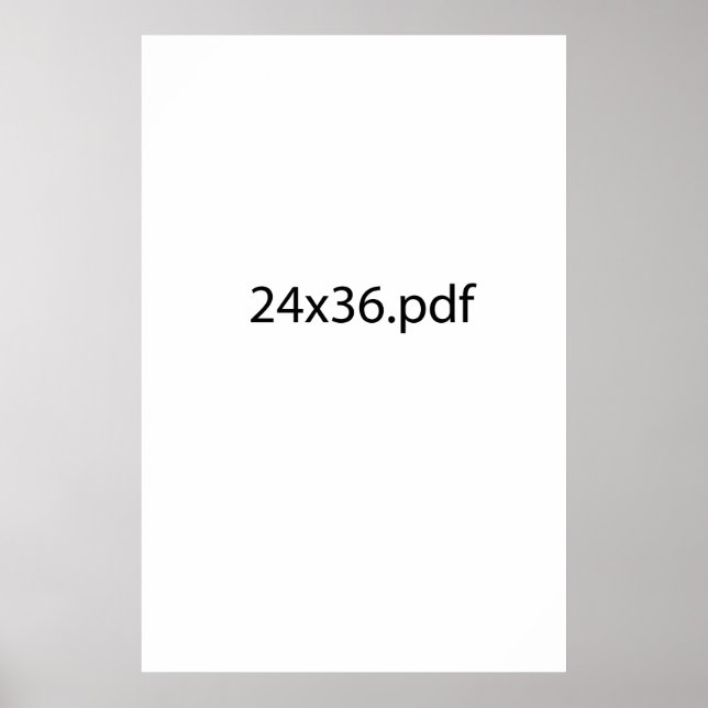 24x36 Standard Poster (Vorne)