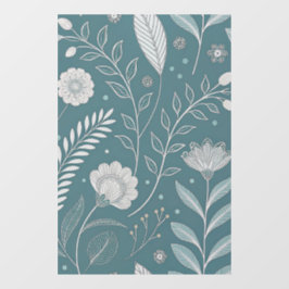 24x36 Window Cling with Partial Transparent Design Fensteraufkleber