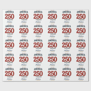 250. America Liberty 1776 Freiheit feiern Anniv Geschenkpapier