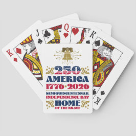 250 America Liberty Bell Classic Spielkarten