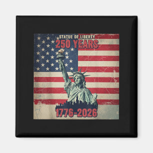 250. Amerika-Jubiläum 1776 2026 4. Juli Magnet