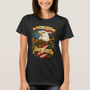 250 amerikanische Jahre 1776 2026 250. Geburtstag T-Shirt