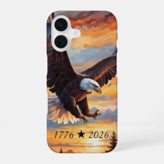 250. amerikanischer Geburtstag Eagle iPhone / iPad 16 Hülle