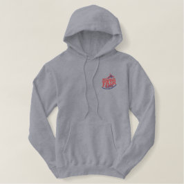 250 Bestickte Damen Leichtgraue Kapuzenjacke Bestickter Hoodie