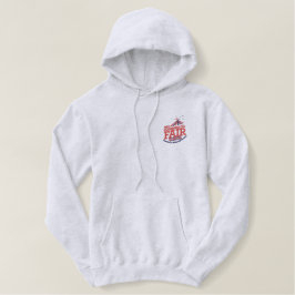 250 bestickte Herren leichte graue Kapuzenjacke Bestickter Hoodie