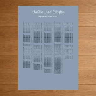 250+ Blue Simple Wedding Poster