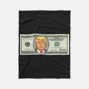 250-Dollar-Schein mit Präsident Trump 250-Dollar-S Fleecedecke