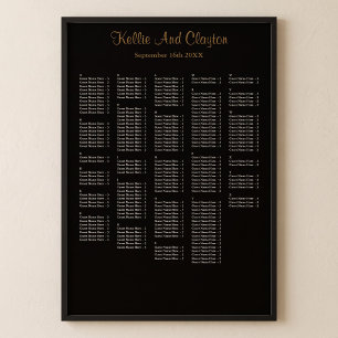 250+ Einfache Hochzeit Sitzordnung Poster