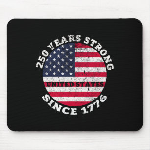 250. Geburtstag 1776 2026 USA 250. Jubiläum 4. Jul Mousepad
