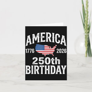 250. Geburtstag 250 Jahre Amerikanisch 1776 2026 U Karte