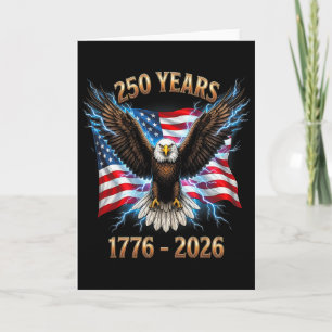 250. Geburtstag 250 Jahre USA 1776 2026 _1 Karte