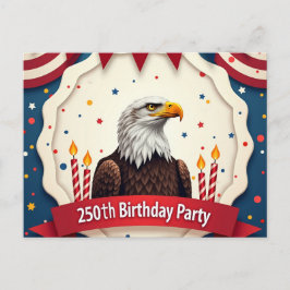 250. Geburtstag Einladungspostkarte