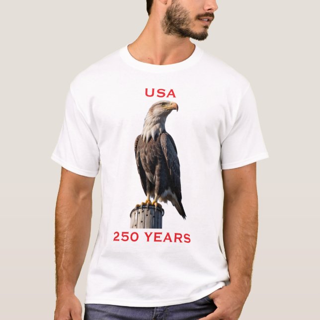 250. Geburtstag  T-Shirt (Vorderseite)