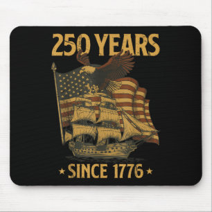 250. Geburtstag Unabhängigkeitstag Weißkopfseeadle Mousepad