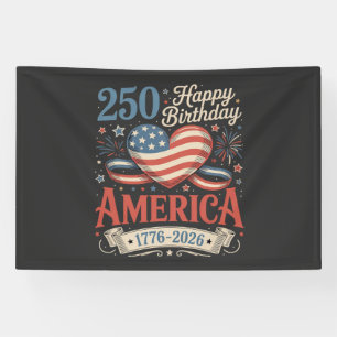 250. Geburtstag USA 250 Jahre Banner