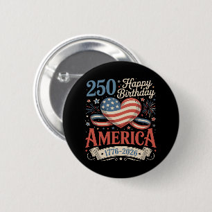 250. Geburtstag USA 250 Jahre Button